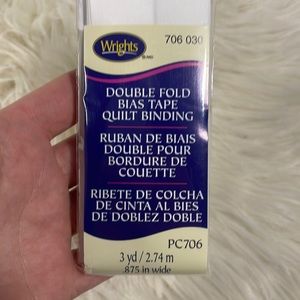 Wrights Hunter Double Fold Quilt Binding 7/8 X3yd 3/4 Wrights